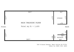 532-540 N Azusa Ave, West Covina, CA for lease Floor Plan- Image 2 of 11