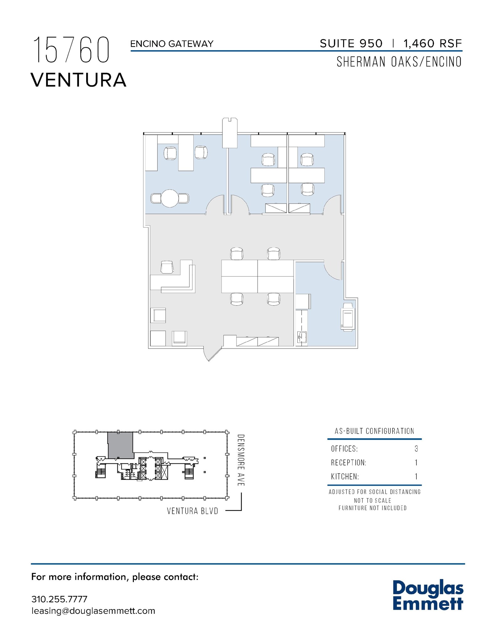 15760 Ventura Blvd, Encino, CA for lease Floor Plan- Image 1 of 1