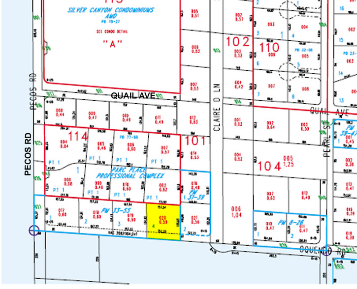 5854 S Pecos Rd, Las Vegas, NV for sale - Plat Map - Image 1 of 1