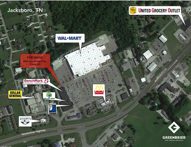 2832-2844 Appalachian Hwy, Jacksboro, TN for lease - Building Photo - Image 3 of 6