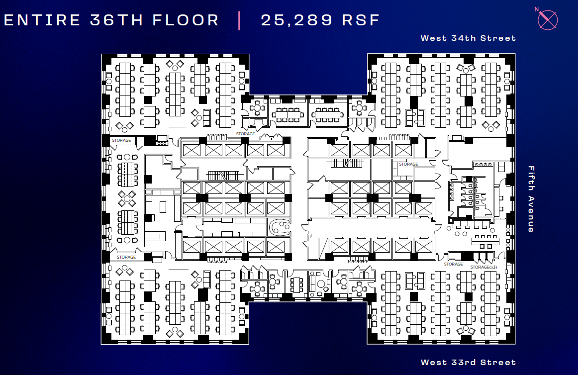 350 Fifth Ave, New York, NY for lease Floor Plan- Image 1 of 9