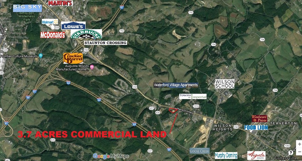 TBD Jefferson Hwy, Staunton, VA for sale - Building Photo - Image 1 of 7