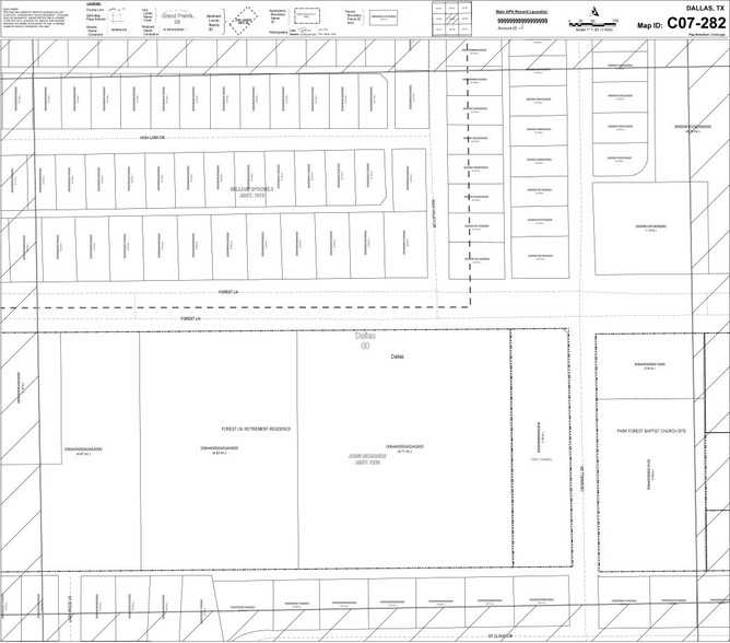 3450 Forest Ln, Dallas, TX for lease - Plat Map - Image 2 of 2