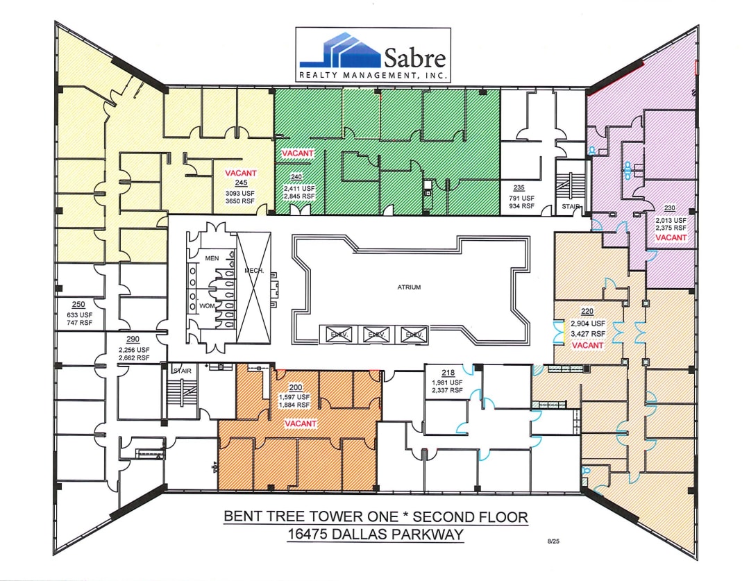 16475 N Dallas Pky, Addison, TX for lease Floor Plan- Image 1 of 1