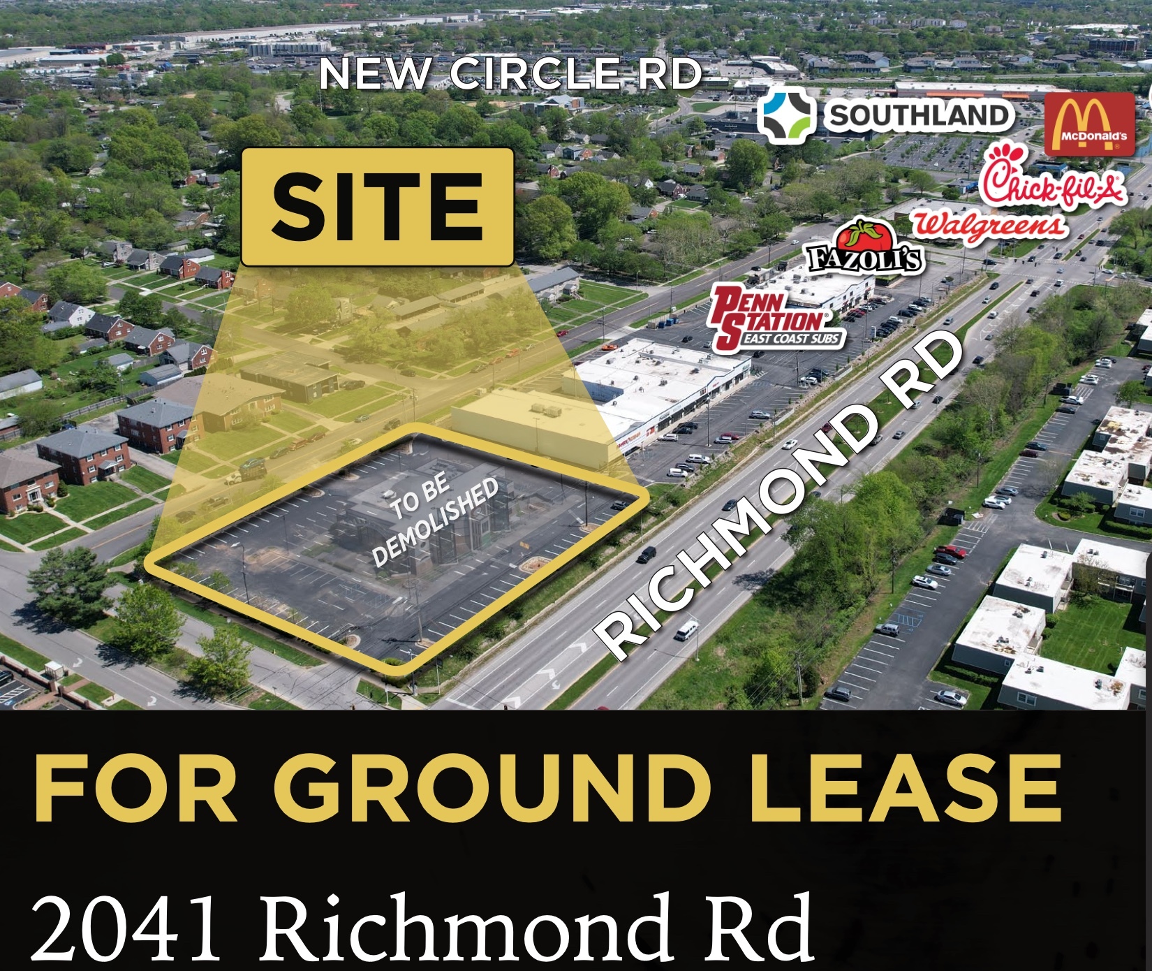 2041 Richmond Rd, Lexington, KY for lease Aerial- Image 1 of 2