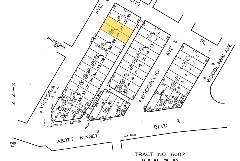 534 Victoria Ave, Venice, CA for sale - Plat Map - Image 1 of 1