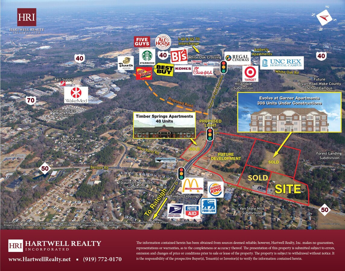 1623 Benson Rd, Garner, NC 27529 Timber Drive East Extension