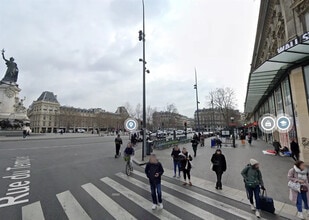 Paris - AERIAL map view