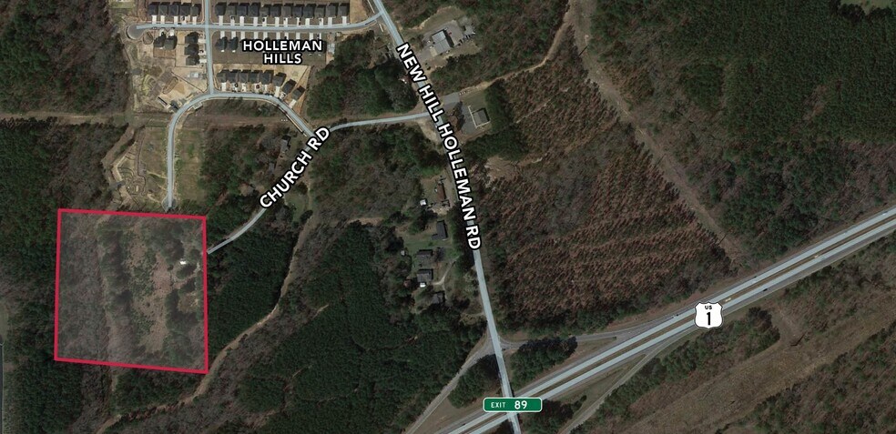 5131-5145 Church Rd, New Hill, NC for sale - Aerial - Image 1 of 1