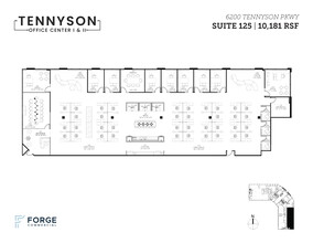 6100 Tennyson Pky, Plano, TX for lease Floor Plan- Image 2 of 2