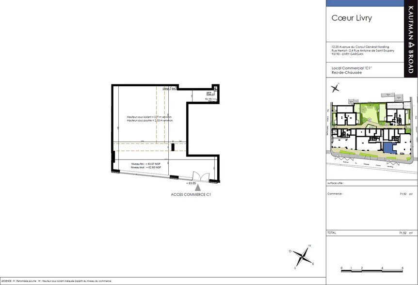 12 Av Du Consul General Nordling, Livry-Gargan for lease - Floor Plan - Image 2 of 2