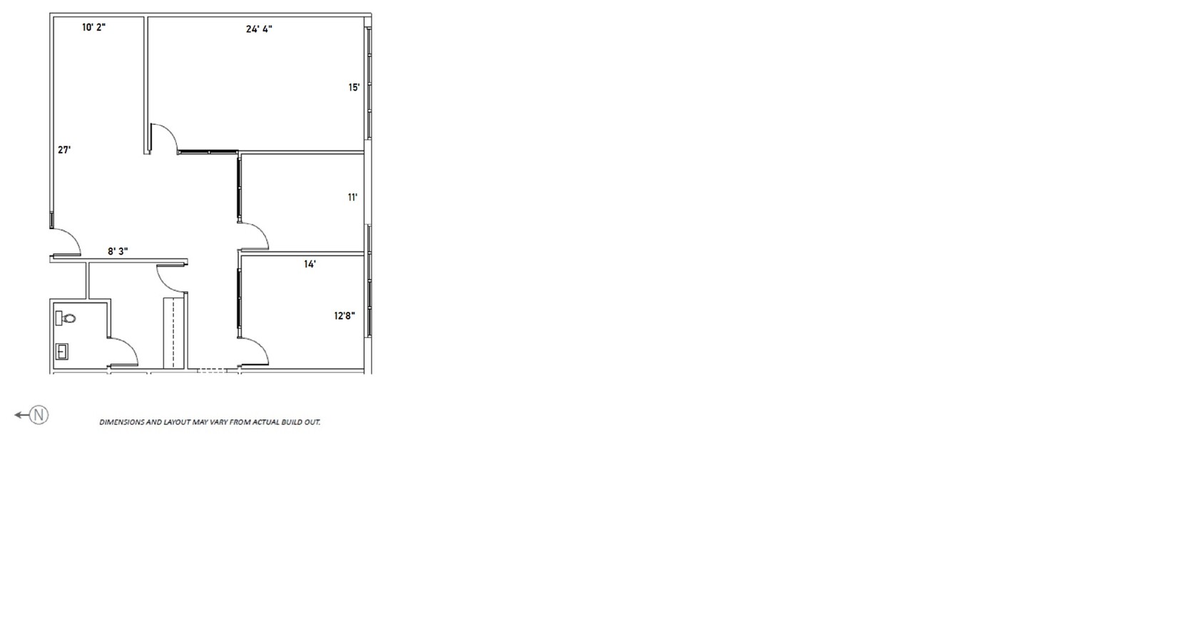 11152 Huron St, Northglenn, CO 80234 - Unit 211 -  - Floor Plan - Image 1 of 1