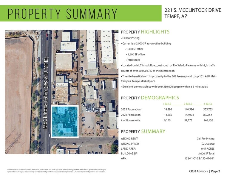 221 S McClintock Dr, Tempe, AZ for sale - Building Photo - Image 2 of 4