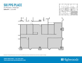 1 PPG Pl, Pittsburgh, PA for lease Site Plan- Image 1 of 1