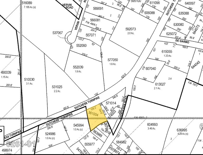 794 Dutchess Tpke, Poughkeepsie, NY for sale - Plat Map - Image 1 of 1