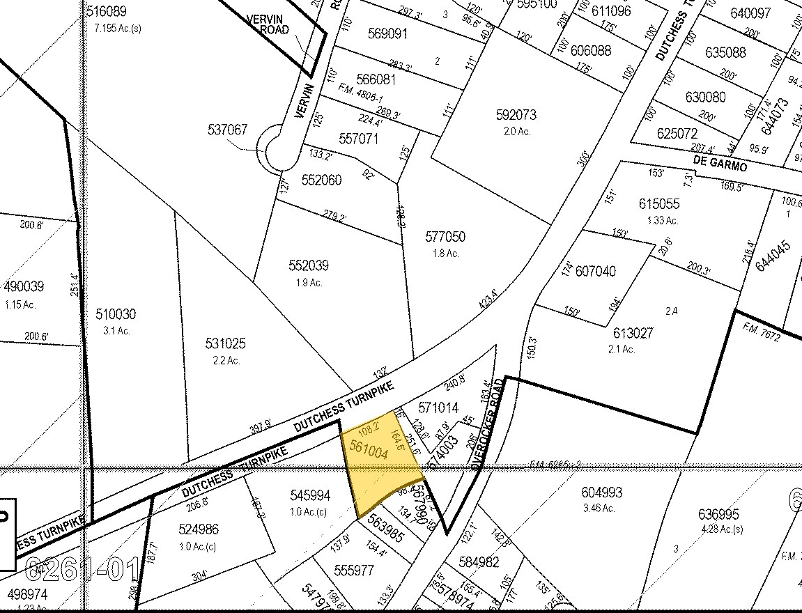 794 Dutchess Tpke, Poughkeepsie, NY for sale Plat Map- Image 1 of 1