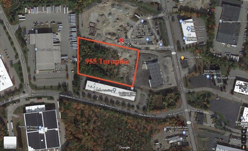 955 Turnpike St, Canton, MA for lease - Aerial - Image 2 of 3