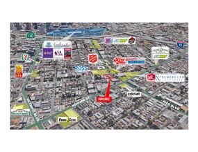 2101-2117 W Pico Blvd, Los Angeles, CA - aerial  map view