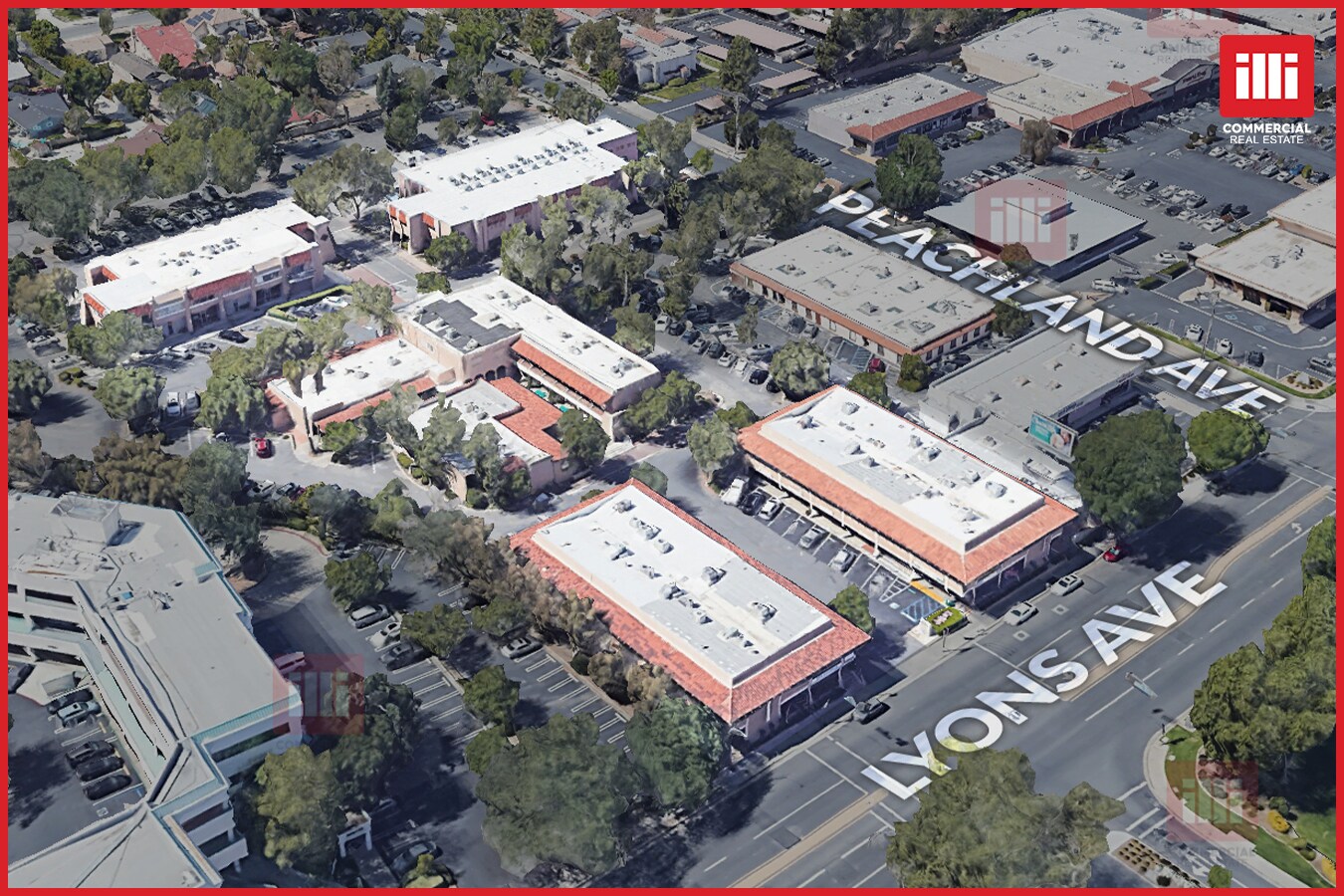 23548-23560 Lyons Ave, Newhall, CA for sale Aerial- Image 1 of 1