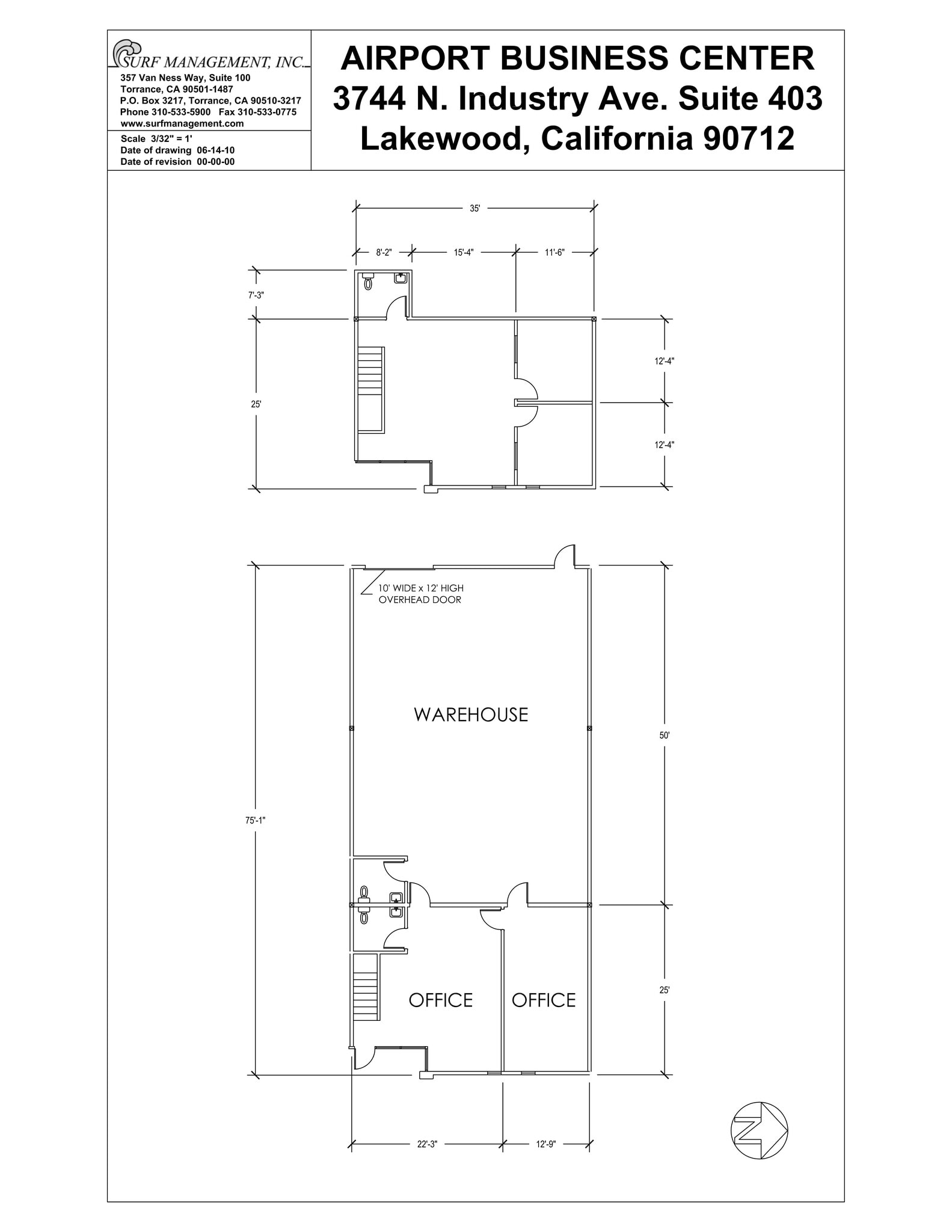 3744 N Industry Ave, Lakewood, CA for lease Site Plan- Image 1 of 1