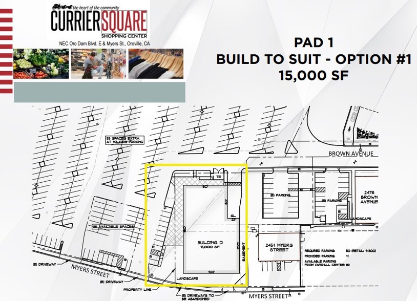 Myers St, Oroville, CA for lease - Site Plan - Image 2 of 4