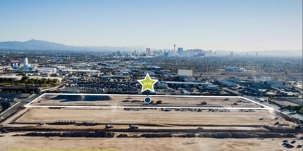 West Cheyenne Avenue, North Las Vegas, NV - AERIAL  map view