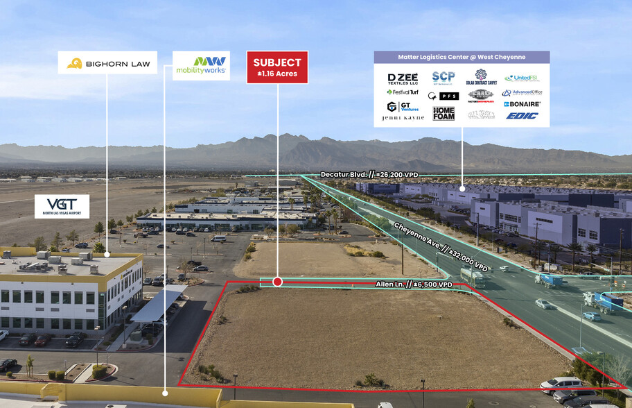 SEC Cheyenne Ave. & Allen Ln., North Las Vegas, NV for sale - Building Photo - Image 1 of 1