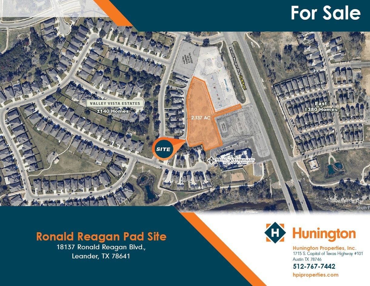 18137 Ronald Reagan blvd, Leander, TX for sale Primary Photo- Image 1 of 2