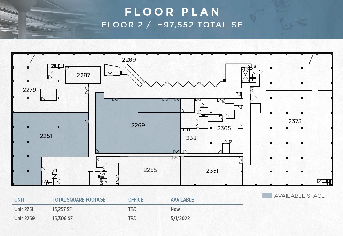 2201 Poplar St, Oakland, CA for lease Floor Plan- Image 1 of 1