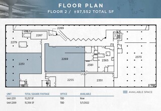 2201 Poplar St, Oakland, CA for lease Floor Plan- Image 2 of 2