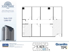 6400 S Fiddlers Green Cir, Greenwood Village, CO for lease Floor Plan- Image 2 of 2