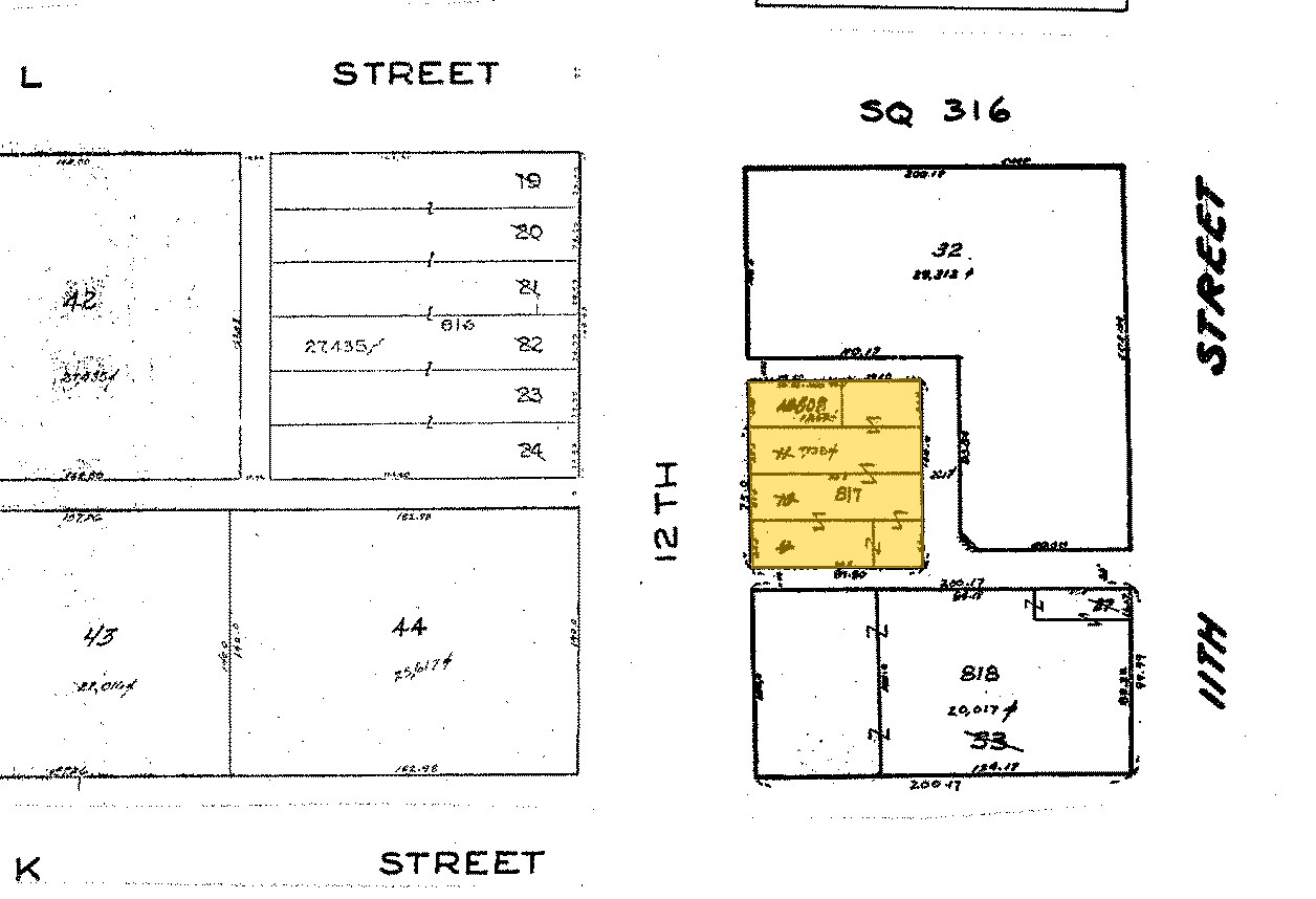 1017 12th St NW, Washington, DC for sale Plat Map- Image 1 of 1