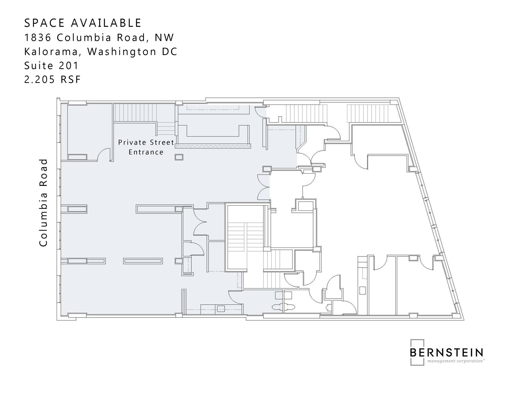 1836-1840 Columbia Rd NW, Washington, DC for lease Floor Plan- Image 1 of 1