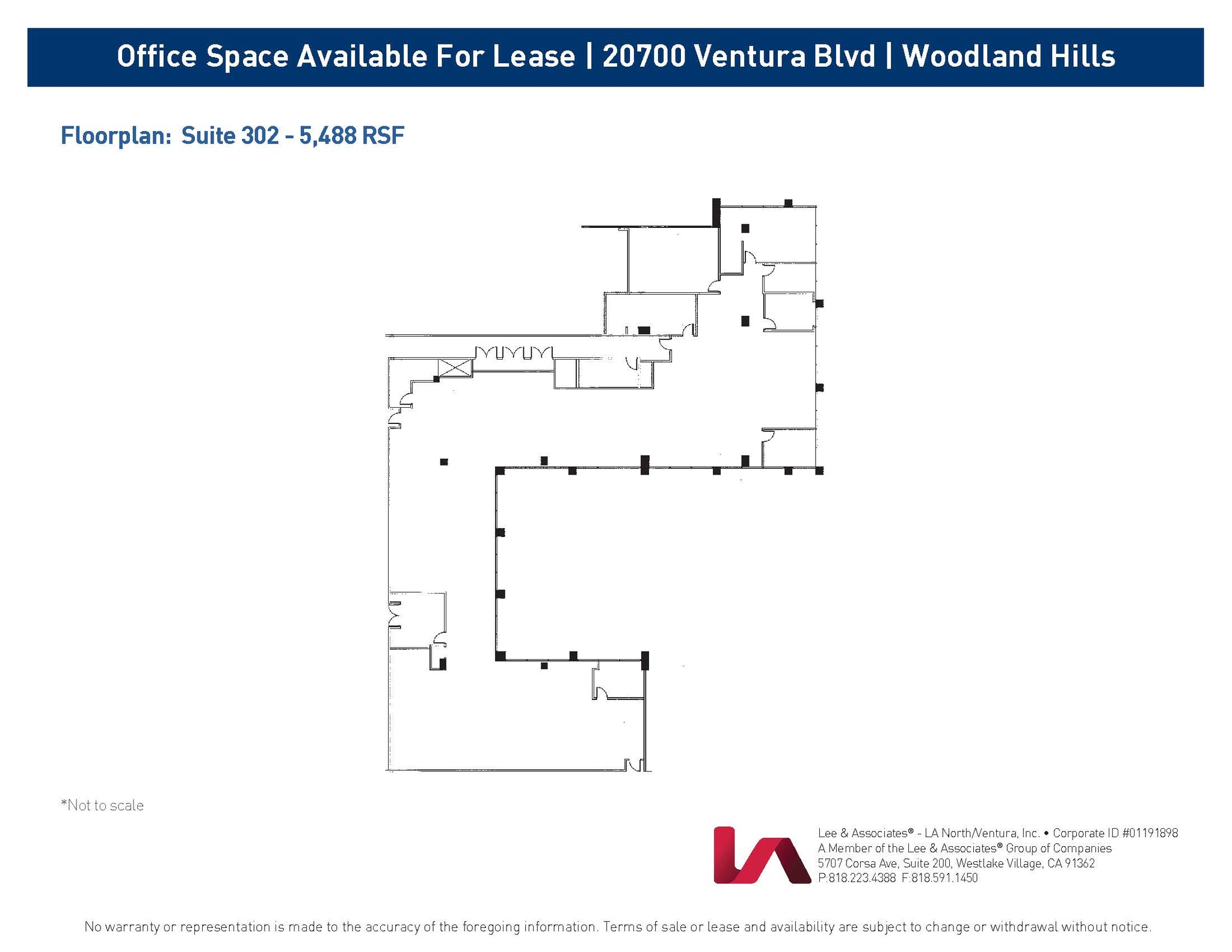 20700 Ventura Blvd, Woodland Hills, CA for lease Floor Plan- Image 1 of 1