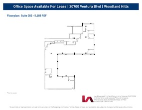 20700 Ventura Blvd, Woodland Hills, CA for lease Floor Plan- Image 1 of 1