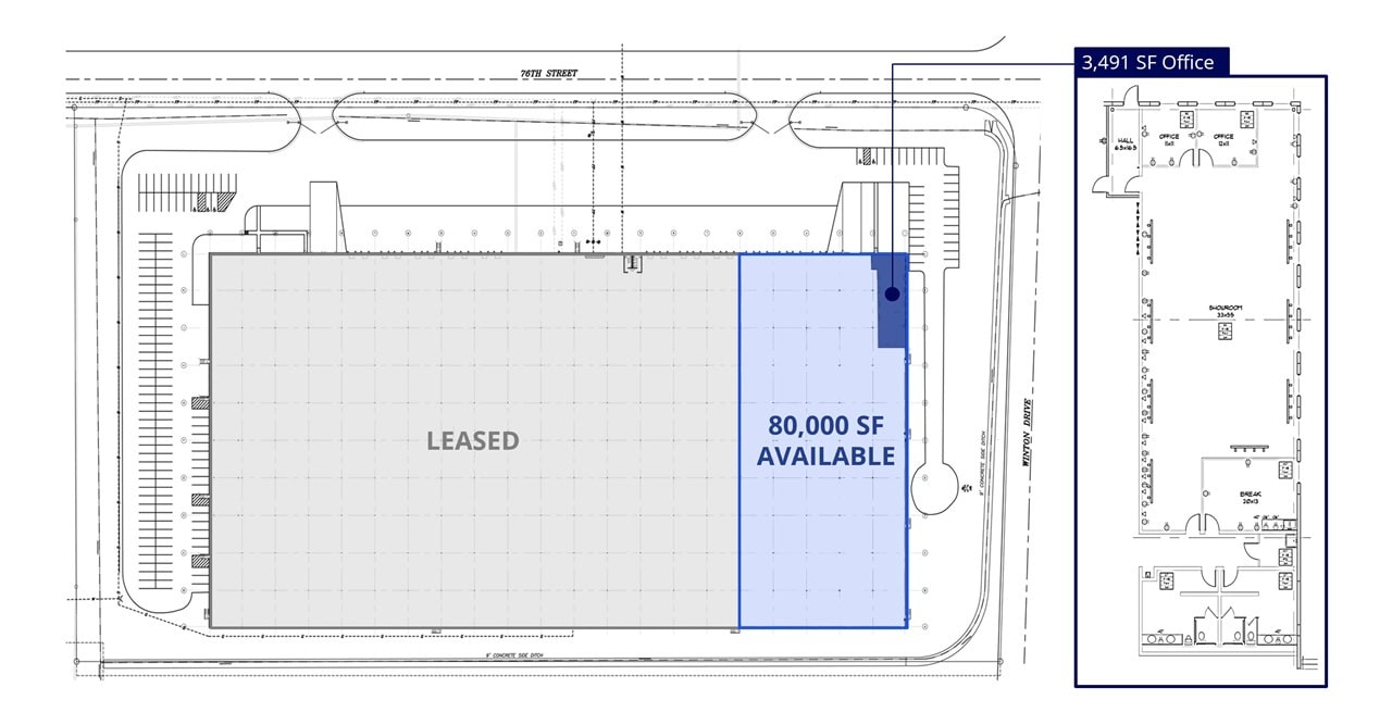 5111-5151 W 76th St, Indianapolis, IN for lease Interior Photo- Image 1 of 1