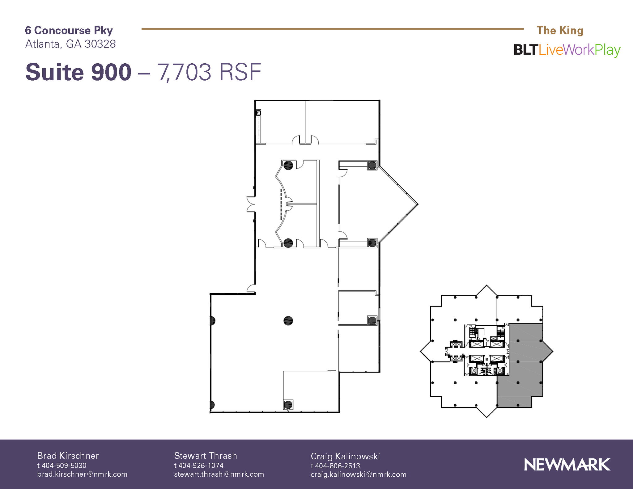 6 Concourse Pky NE, Atlanta, GA for lease Floor Plan- Image 1 of 1