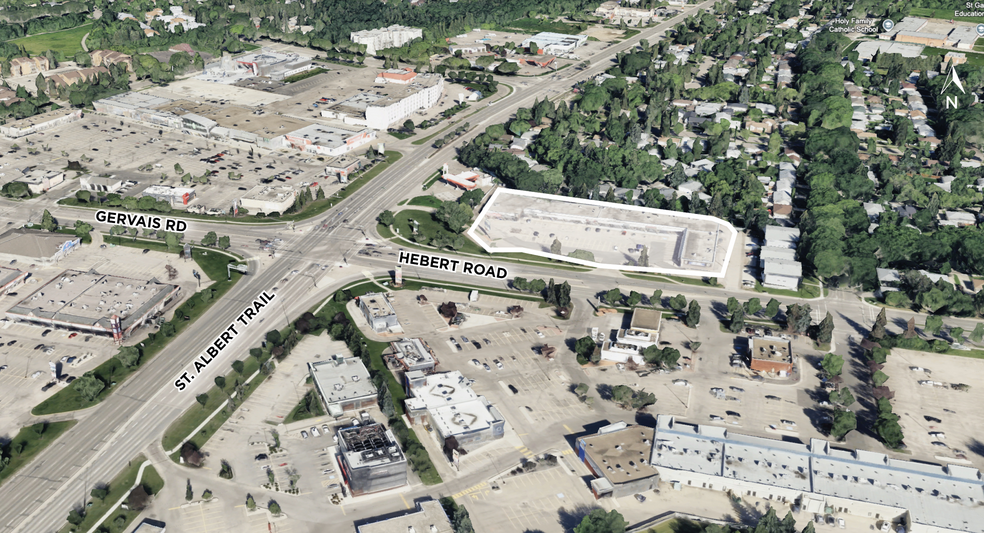 1 Hebert Rd, St. Albert, AB for lease - Aerial - Image 1 of 7