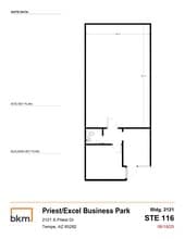 2121 S Priest Dr, Tempe, AZ for lease Floor Plan- Image 1 of 1