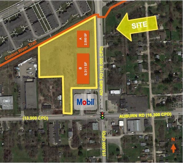 3010 S Adams Rd, Auburn Hills, MI for lease - Aerial - Image 3 of 7