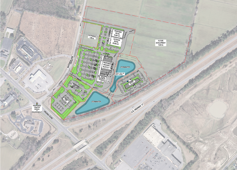 US Highway 17 & NC Highway 32, Edenton, NC for lease - Site Plan - Image 3 of 3