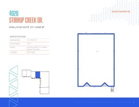 4016-4025 Stirrup Creek Dr, Durham, NC for lease Floor Plan- Image 2 of 2