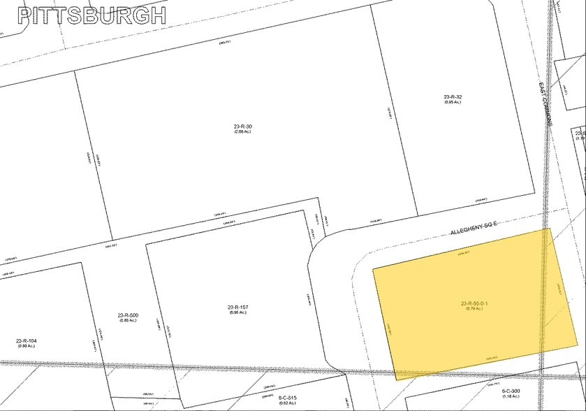 4 E Allegheny Ctr, Pittsburgh, PA for lease - Plat Map - Image 1 of 8