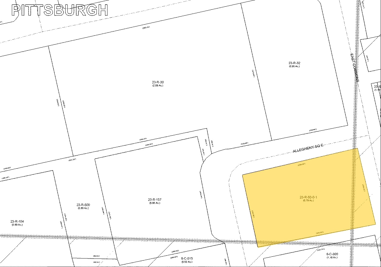 4 E Allegheny Ctr, Pittsburgh, PA for lease Plat Map- Image 1 of 9