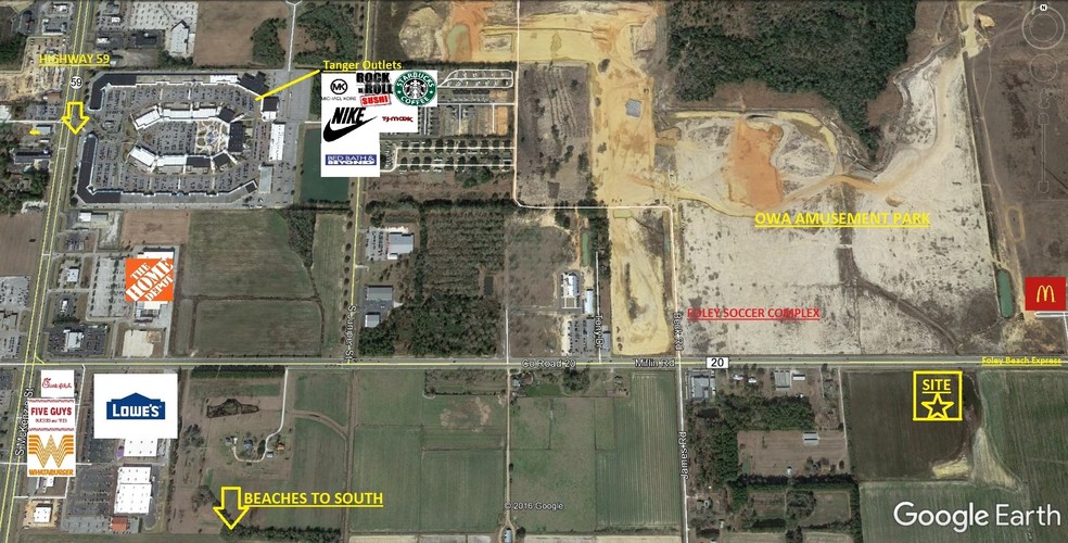 County Road 20 And James Road, Foley, AL for sale - Building Photo - Image 1 of 1