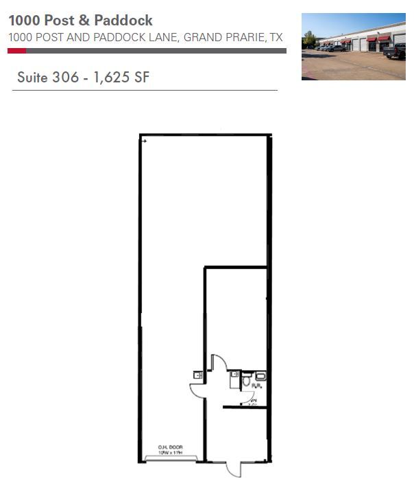 1000 Post and Paddock Ln, Grand Prairie, TX for lease Floor Plan- Image 1 of 1