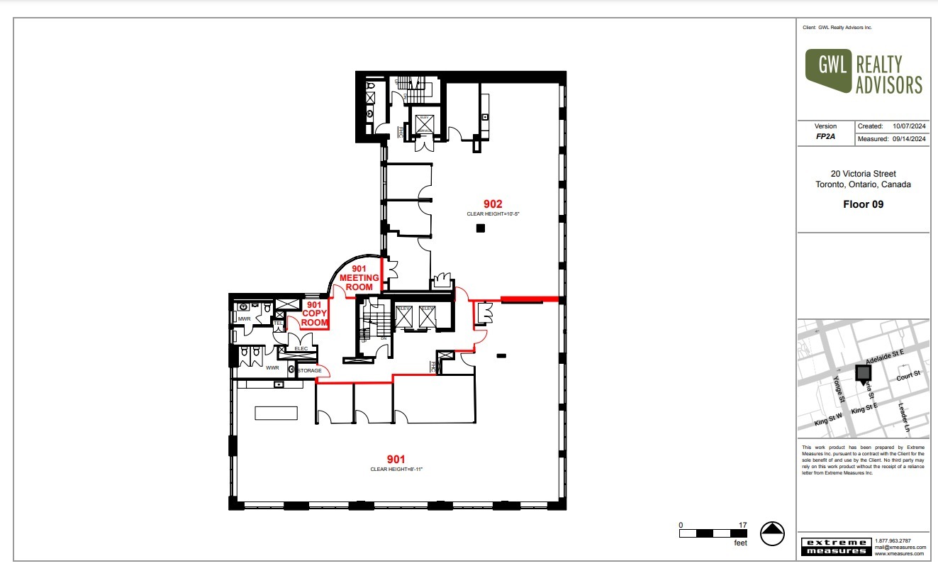 20 Victoria St, Toronto, ON for lease Floor Plan- Image 1 of 1