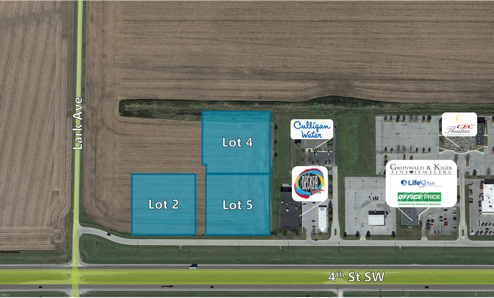 SW 4th St, Mason City, IA for sale - Aerial - Image 2 of 3