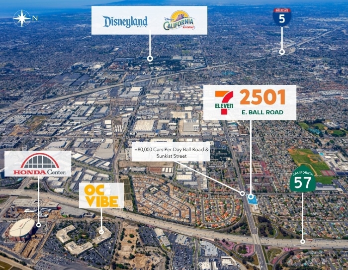 2501 E Ball Rd, Anaheim, CA for sale - Building Photo - Image 2 of 11