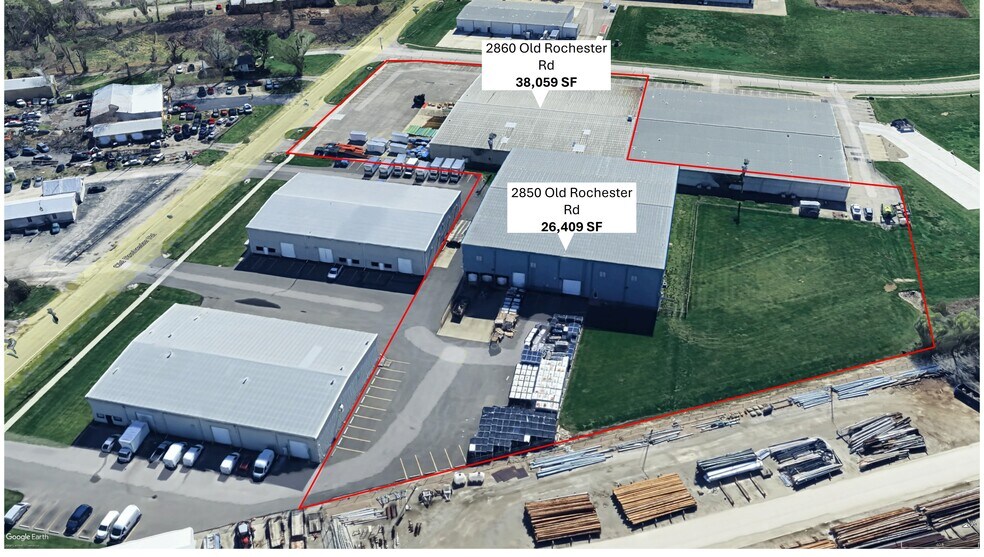 2850-2860 Old Rochester Rd, Springfield, IL for sale - Building Photo - Image 1 of 1